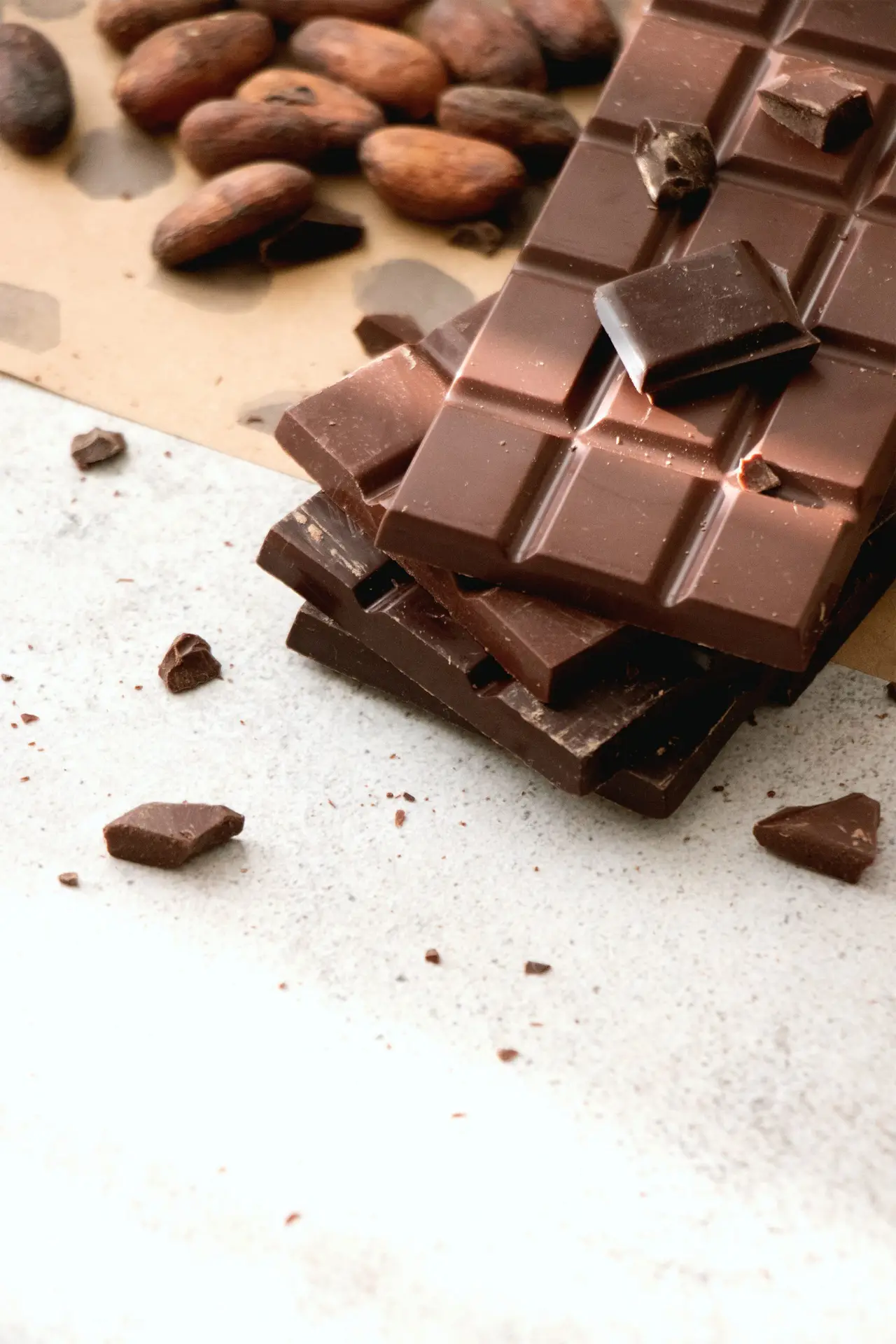 Menu Gastronomique Tablette de chocolat
